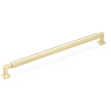 Haniburton 15" Center to Center Urban Modern Handle Appliance Pull / Large Cabinet Handle - Solid Brass