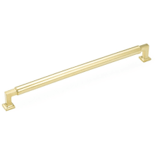Haniburton 15" Center to Center Urban Modern Handle Appliance Pull / Large Cabinet Handle - Solid Brass