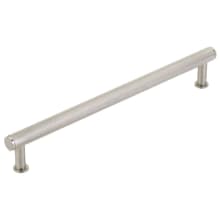 Pub House 12" Center to Center Bar Knurled Bar Solid Brass Appliance Pull Appliance Handle