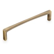 Italian Contemporary 6" Center to Center Solid Brass Handle Cabinet Pull - Made in Italy