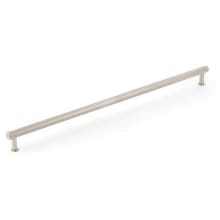 Pub House 24" Center to Center Knurled Industrial Solid Brass Appliance Handle / Appliance Pull