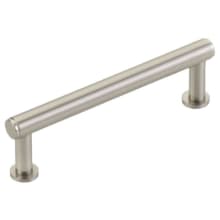 Pub House 4" Center to Center Smooth Bar Solid Brass Cabinet Pull