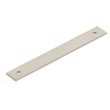 Pub House Rectangular 5" Center to Center Solid Brass Cabinet Pull Backplate