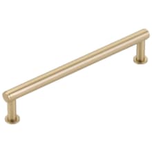 Pub House 6" Center to Center Smooth Finish Solid Brass Cabinet Bar Handle / Drawer Bar Pull