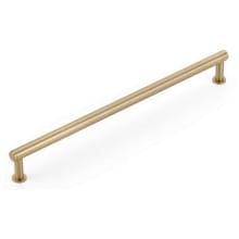 Pub House 10" Center to Center Smooth Bar Solid Brass Large Cabinet Handle / Drawer Pull