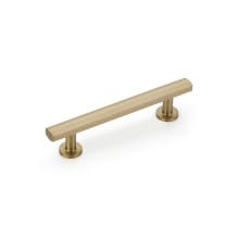 Heathrow 4" Center to Center Contemporary Solid Brass Bar Cabinet Pull
