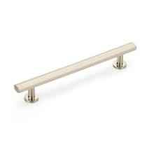 Heathrow 6" Center to Center Contemporary Solid Brass Bar Cabinet Pull
