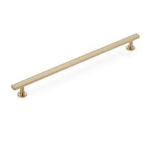 Heathrow 12" Center to Center Contemporary Bar Solid Brass Cabinet Handle / Drawer Pull