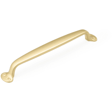 Country 12" Center to Center Solid Brass Traditional Appliance Handle Pull