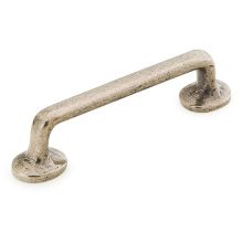 Mountain 4" Rustic Farmhouse Solid Bronze Cabinet Handle Pull - Made in Italy
