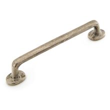 Mountain 6" Center to Center Rustic Handle Solid Bronze Cabinet Pull - Made in Italy