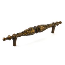 Cantata 12" Center to Center Solid Brass Ornate Classical Venetian Bar Appliance Pull