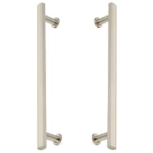 Heathrow 12" Center to Center Back to Back Solid Brass Cabinet Handles / Back to Back Door Pulls