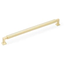 Haniburton 15" Center to Center Concealed Screw Handle Solid Brass Appliance Pull