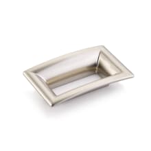 Finestrino 2-1/2" Center to Center Modern Fluted Open Rectangle Cabinet Pull - Made in Italy