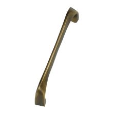 Italian Contemporary 4" Center to Center Solid Brass Rounded Edge Handle Cabinet Pull - Made in Italy