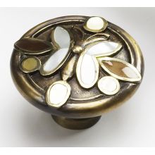 Heirloom Treasures 1-1/2 Inch Designer Solid Brass Cabinet Knob