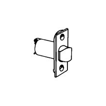 2 3/4" Replacement Spring latch with Square Corner 1" x 2 1/4" Faceplate