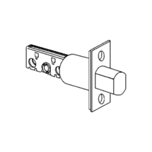 2 3/8" Replacement Deadbolt with Square Corner 1 1/8" x 2 1/4" Faceplate for B600 Series