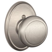 Andover Non-Turning One-Sided Dummy Door Knob with the Decorative Wakefield Rose