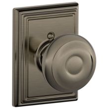 Georgian Non-Turning One-Sided Dummy Door Knob with the Decorative Addison Rose