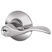 Accent Right Handed Single Cylinder Keyed Entry Storeroom Door Lever Set