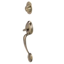 Plymouth Double Cylinder Sectional Handleset with Left Handed Accent Lever