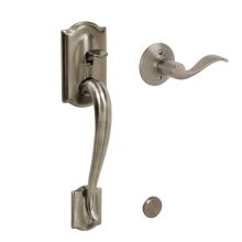 Camelot Lower Handleset for Schlage Deadbolts with Accent Interior Left Handed Lever