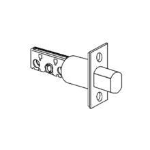 3 3/4" Replacement Deadbolt with Square Corner 1 1/8" x 2 1/4" Faceplate for B600 Series