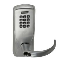 CO-Series Commercial Electronic Rim / Concealed Vertical Rod Exit Trim with Keypad and Sparta Lever Less Schlage FSIC Cylinder