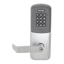 CO-200 Series Electronic Cylindrical Lock with C123 Cylinder, Keypad Entry and Rhodes Lever