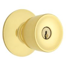 Storeroom Bell Knobset with Easy Installation and Adjustable Backset