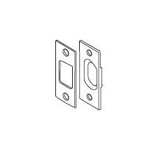 Square Strike Plate and Strike Frame Reinforcer with Screws