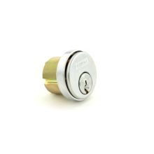 L Series 1-1/4 Inch Primus E Keyway Mortise Cylinder with Compression Ring and Spring- Keys Not Included