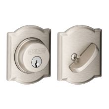 Single Cylinder Keyed Entry Grade 1 Deadbolt with Decorative Camelot Rose from the B-Series
