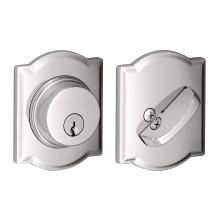 Single Cylinder Keyed Entry Grade 1 Deadbolt with Decorative Camelot Rose from the B-Series