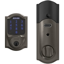 Connect Camelot Touchscreen Electronic Deadbolt with Built-in Alarm and Z-Wave Plus Technology