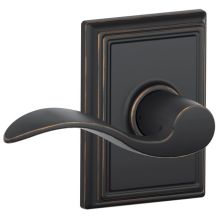 Accent Passage Door Lever Set with the Decorative Addison Trim