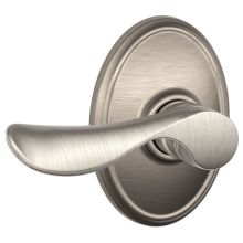 Champagne Passage Door Lever Set with the Decorative Wakefield Trim