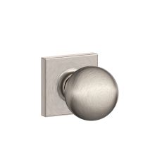 Orbit Passage Door Knob Set with Decorative Collins Trim