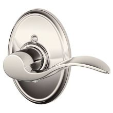 Accent Right Handed Non-Turning One-Sided Dummy Door Lever with Decorative Wakefield Trim