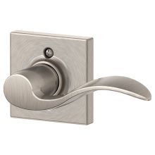 Accent Right Handed Non-Turning One-Sided Dummy Door Lever with Decorative Collins Trim