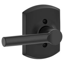 Broadway Non-Turning One-Sided Dummy Door Lever with Decorative Greenwich Trim