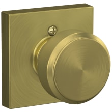 Bowery Non-Turning One-Sided Dummy Door Knob with Collins Trim