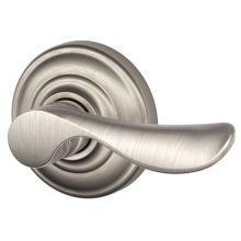 Champagne Right Handed Non-Turning One-Sided Dummy Door Lever with Decorative Andover Trim