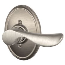 Champagne Right Handed Non-Turning One-Sided Dummy Door Lever with Decorative Wakefield Trim