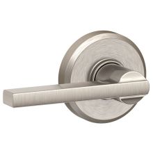Latitude Non-Turning One-Sided Dummy Door Lever with Decorative Greyson Trim