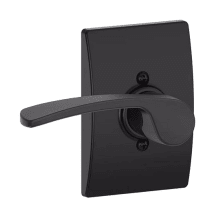 Merano Left Handed Non-Turning One-Sided Dummy Door Lever with Decorative Century Trim