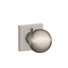Orbit Non-Turning One-Sided Dummy Door Knob with Decorative Collins Rosette