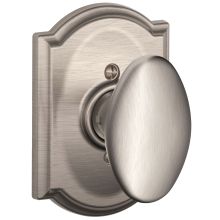 Siena Non-Turning One-Sided Dummy Door Knob with Decorative Camelot Trim